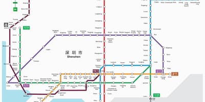 Метро Шэньчжэня карту 2016